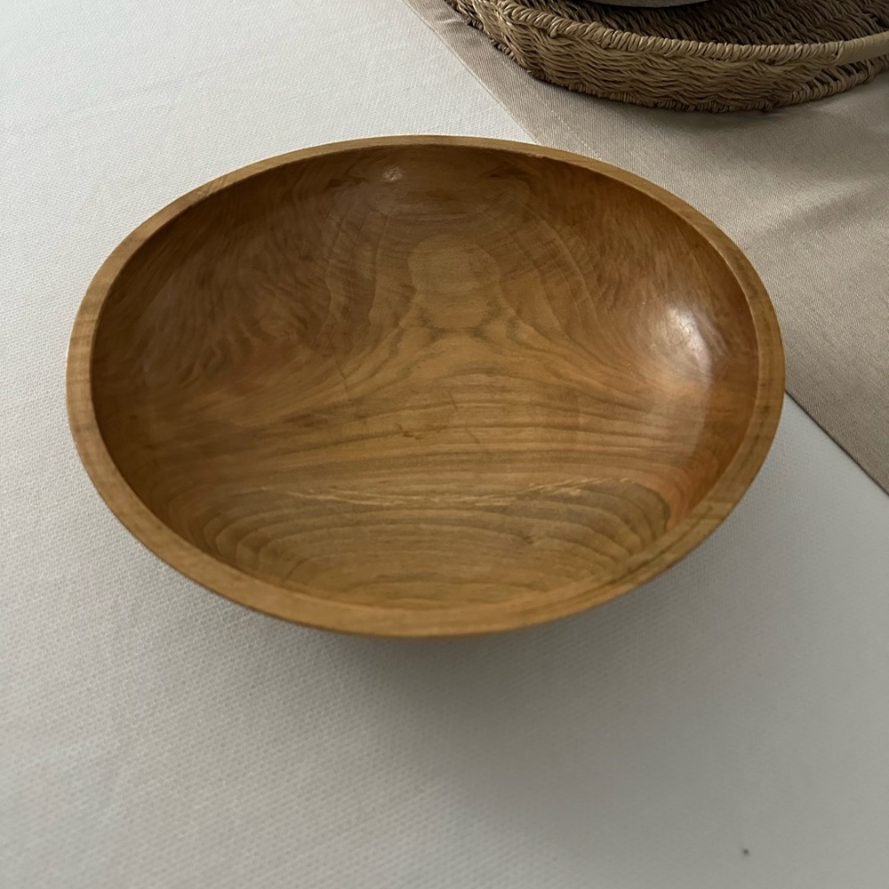 Handcrafted Maple Wooden Bowl #497